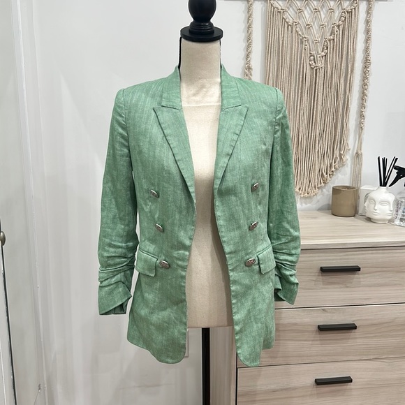 Veronica Beard Beacon Blazer Green 0 - Picture 5 of 11